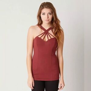 NWT bke red strappy tank